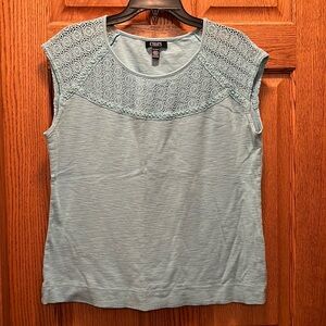 Chaps Denim Sleeveless Top